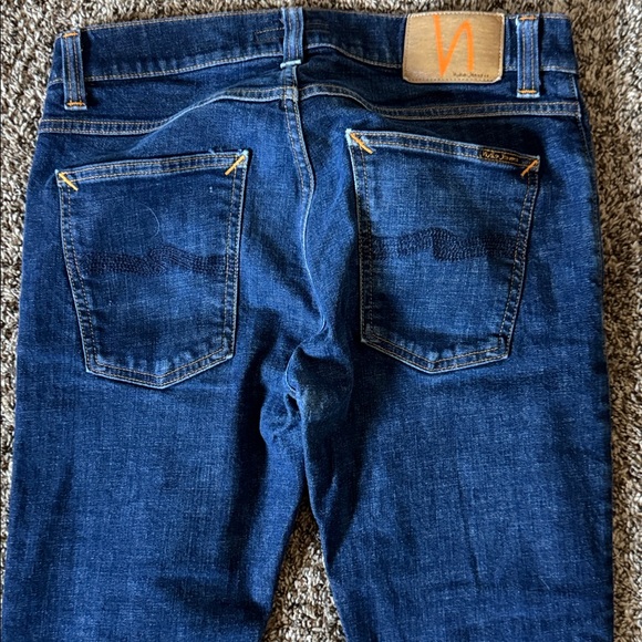 Nudie 31 x 32 Blue Tight Terry - Picture 8 of 10